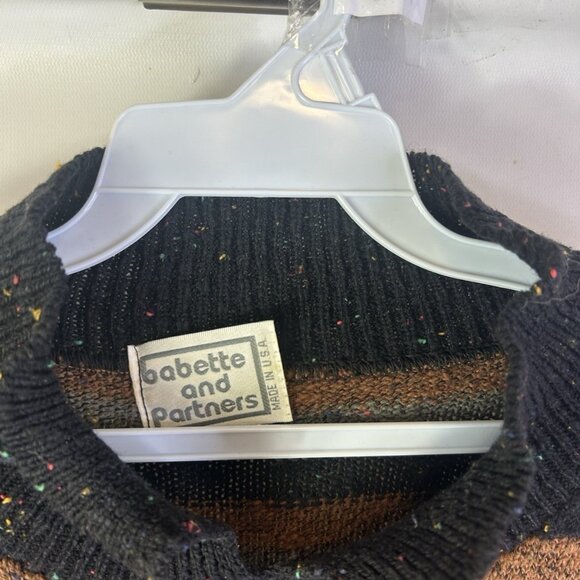 Vintage 80s Streetwear Navajo Western Knit Rainbow Sweater - Picture 4 of 7